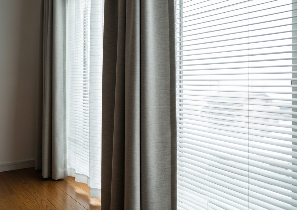 回収するカーテン・ブラインドのイメージ画像