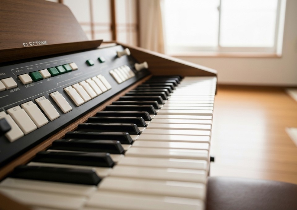 回収するエレクトーンのイメージ画像