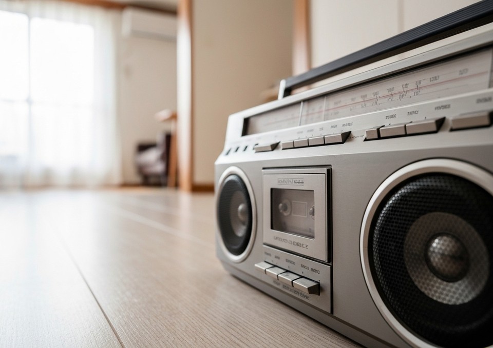 回収するラジカセのイメージ画像