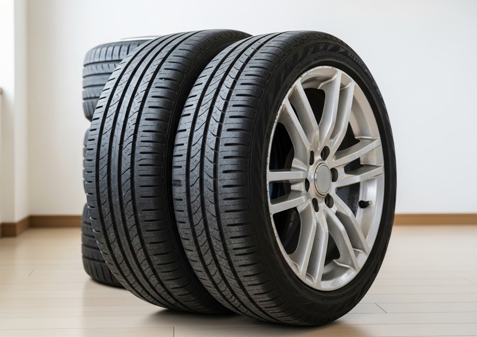 回収するタイヤ・タイヤホイールのイメージ画像