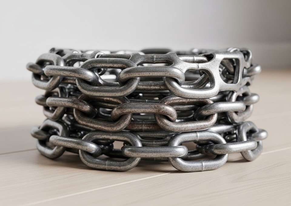 回収するタイヤチェーンのイメージ画像