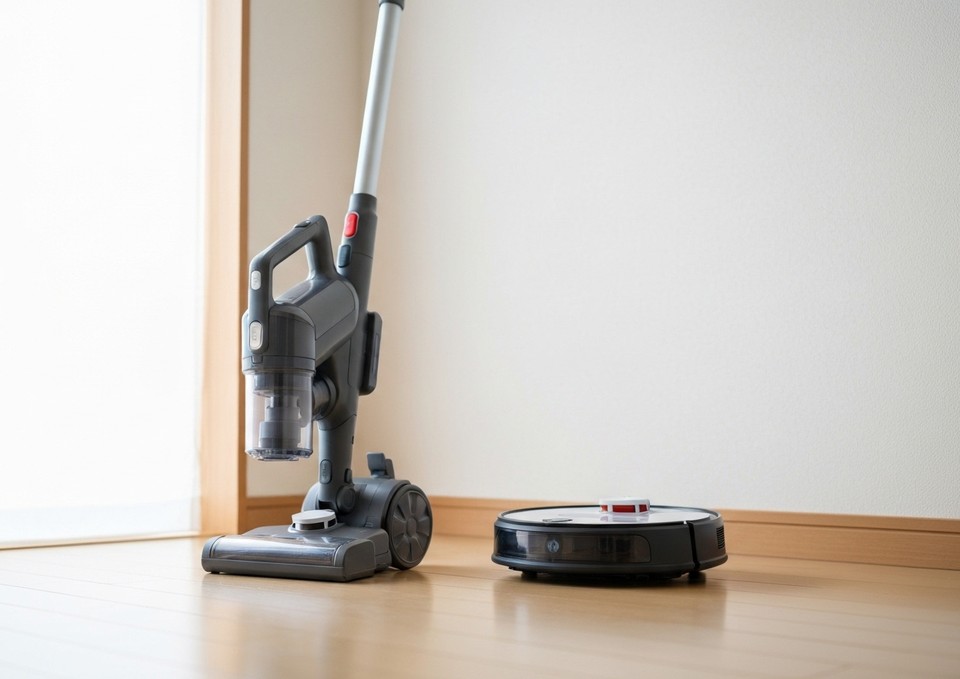 回収する掃除機・ロボット掃除機のイメージ画像