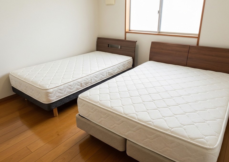 回収するシングルベッド・ダブルベッドのイメージ画像